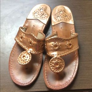 rose gold authentic jack rogers